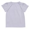 ベビー服 女の子 綿100％お洋服屋さん刺繍Tシャツ パープル(91) 背面