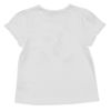 子供服 女の子 綿100％音符＆リボンモチーフTシャツ オフホワイト(11) 背面