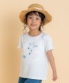 子供服 女の子 綿100％音符＆リボンモチーフTシャツ オフホワイト(11) 