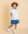 子供服 女の子 綿100％音符＆リボンモチーフTシャツ オフホワイト(11)