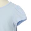 子供服 女の子 綿100％お花プリントAラインTシャツ ブルー(61) デザインポイント2