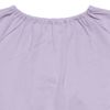 子供服 女の子 綿100％花柄切り替えリボンつきTシャツ パープル(91) デザインポイント2