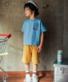 子供服 男の子 綿100％ロゴプリントビッグシルエットTシャツ