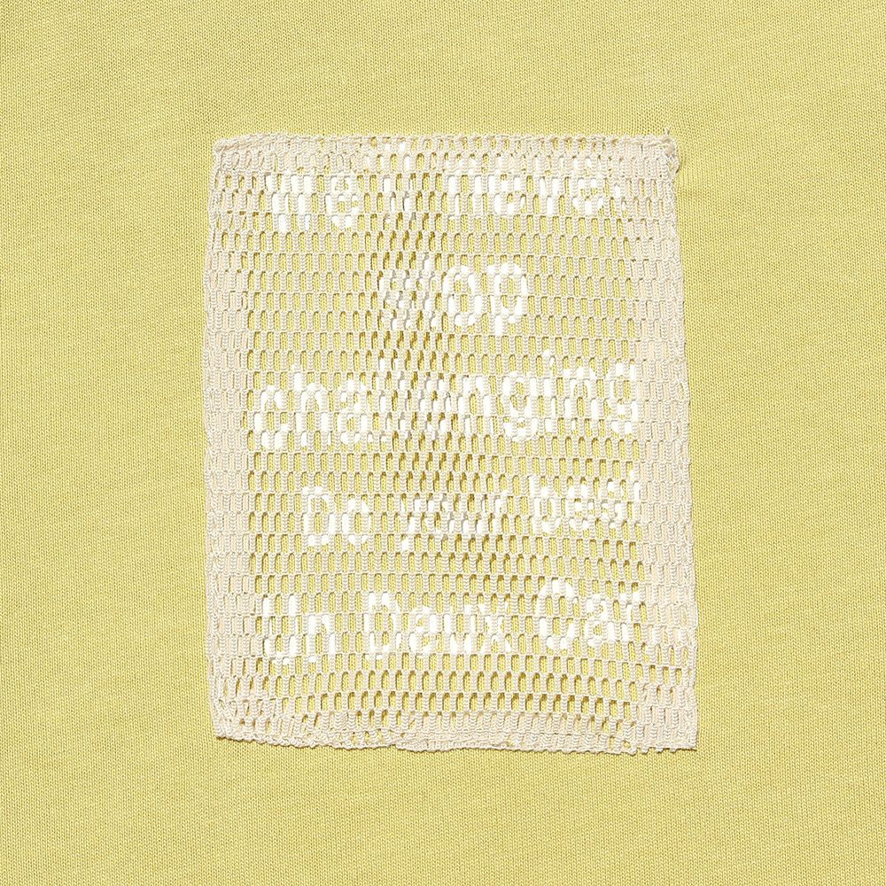 子供服 男の子 綿100％ロゴプリントビッグシルエットTシャツ イエロー(04) デザインポイント1