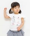 ベビー服 男の子 ベビーサイズ綿100％バレエプリントTシャツ オフホワイト(11) モデル画像2