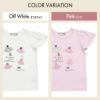 子供服 女の子 綿100％バレエプリントTシャツ