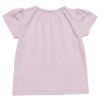 ベビー服 男の子 ベビーサイズ綿100％花モチーフプリントTシャツ ピンク(02) 背面