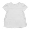 子供服 女の子 リボン付き3段シフォンフリルTシャツ オフホワイト(11) 背面