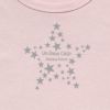 ベビー服 女の子 男の子 男女兼用綿100％星プリントTシャツ ピンク(02) デザインポイント1
