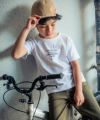 子供服 男の子 綿100％ギタープリント楽器シリーズTシャツ