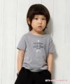 ベビー服 男の子 ベビーサイズ綿100％ギタープリント楽器シリーズTシャツ グレー(09) モデル画像1