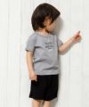 ベビー服 男の子 ベビーサイズ綿100％ギタープリント楽器シリーズTシャツ グレー(09) モデル画像3