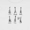 子供服 男の子 綿100％ギタープリント楽器シリーズTシャツ オフホワイト(11) デザインポイント1