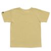 子供服 男の子 綿100％自転車プリント乗り物シリーズTシャツ イエロー(04) 背面