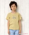 子供服 男の子 綿100％自転車プリント乗り物シリーズTシャツ イエロー(04) モデル画像1