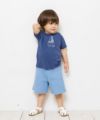 ベビー服 男の子 ベビーサイズ綿100％ヨットマリンプリントTシャツ ネイビー(06) モデル画像4