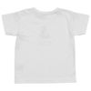 ベビー服 男の子 ベビーサイズ綿100％ヨットマリンプリントTシャツ オフホワイト(11) 背面