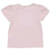 子供服 女の子 お花＆バレエ刺繍モチーフ付きチューリップ袖Tシャツ ピンク(02) 背面