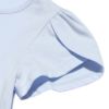 子供服 女の子 お花＆バレエ刺繍モチーフ付きチューリップ袖Tシャツ ブルー(61) デザインポイント2