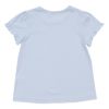 子供服 女の子 綿100％マリンモチーフ刺繍フリル付きTシャツ ブルー(61) 背面
