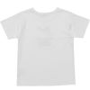 子供服 男の子 綿100％トランペット奏者＆ロゴ刺繍Tシャツ オフホワイト(11) 背面