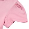 ベビー服 女の子 ベビーサイズ綿100％ネコアップリケつきTシャツ ピンク(02) デザインポイント2