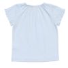 ベビー服 女の子 ベビーサイズ綿100％ドレッサー＆猫プリントフリルつきTシャツ ブルー(61) 背面