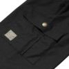 子供服 男の子 ウエストゴムワッペン付きポケットハーフパンツ ブラック(00) デザインポイント1