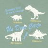 子供服 男の子 綿100％動物シリーズ恐竜プリントTシャツ グリーン(08) デザインポイント1