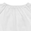 ベビー服 女の子 ベビーサイズ綿100％お花モチーフアップリケ付きTシャツ オフホワイト(11) デザインポイント2
