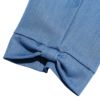 子供服 女の子 デニム風裾リボンモチーフ6分丈パンツ ブルー(61) デザインポイント1