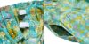 子供服 女の子 日本製花柄リボン付きキュロットパンツ エメラルドグリーン(81) デザインポイント2