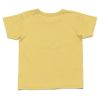 ベビー服 男の子 ベビーサイズ綿100％メッセージロゴプリントTシャツ イエロー(04) 背面