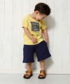 ベビー服 男の子 ベビーサイズ綿100％メッセージロゴプリントTシャツ イエロー(04) モデル画像4