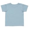 ベビー服 男の子 ベビーサイズ綿100％メッセージロゴプリントTシャツ ブルー(61) 背面