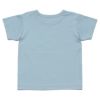 ベビー服 男の子 ベビーサイズ綿100％メッセージロゴプリントTシャツ ブルー(61) 背面