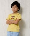 子供服 男の子 綿100％乗り物シリーズ車プリントTシャツ イエロー(04) モデル画像3