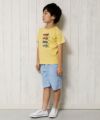 子供服 男の子 綿100％乗り物シリーズ車プリントTシャツ イエロー(04) モデル画像4