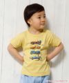 ベビー服 男の子 ベビーサイズ綿100％乗り物シリーズ車プリントTシャツ イエロー(04) モデル画像1