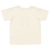 子供服 男の子 楽器シリーズ綿100％ロゴプリントTシャツ アイボリー(12) 背面