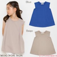 子供服 女の子 綿100％無地AラインカットソーTシャツ