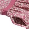 ベビー服 女の子 日本製綿100％花柄ギャザーワンピース ピンク(02) デザインポイント1