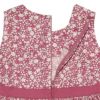 ベビー服 女の子 日本製綿100％花柄ギャザーワンピース ピンク(02) デザインポイント2
