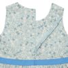 ベビー服 女の子 日本製綿100％花柄ギャザーワンピース ブルー(61) デザインポイント2