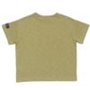 子供服 男の子 綿100％ロゴプリントゆったりシルエットTシャツ グリーン(08) 背面