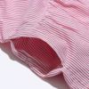 子供服 女の子 日本製綿100％3段ギャザーティアードワンピース レッド(03) デザインポイント2