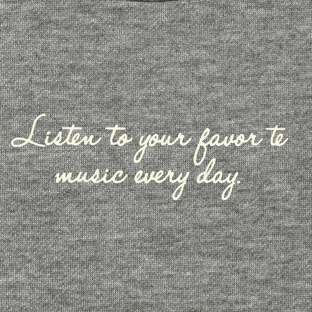 子供服 女の子 ロゴ＆リボン付きフリル裏毛トレーナー チャコールグレー(93) デザインポイント1