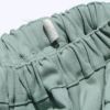 子供服 女の子 スーパーストレッチ素材リボン付きフルレングスロングパンツ エメラルドグリーン(81) デザインポイント2