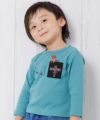 ベビー服 男の子 ベビーサイズ恐竜刺繍動物シリーズTシャツ グリーン(08) モデル画像2