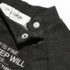 ベビー服 男の子 ベビーサイズロゴ刺繍ポケット付きトレーナー ブラック(00) デザインポイント2